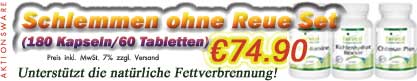 Schlemmen ohne Reue Set (180 Kapseln/60 Tabletten)